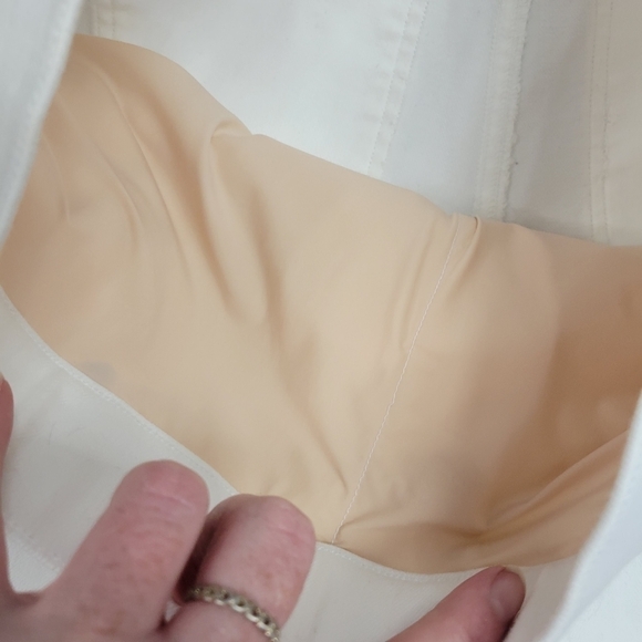 Spanx Distressed White Ankle Skinny Jeans Size Medium - Picture 8 of 11